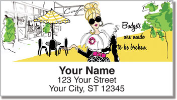 Working Girl Budget Address Labels