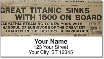 Headline Flashback Address Labels