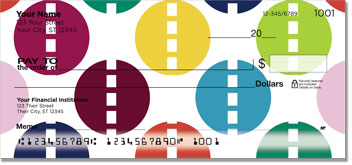 Polka Dot Split Checks