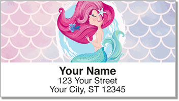 Lovely Mermaid Address Labels