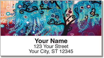 Jeweled Tree Address Labels