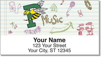 Preble Music Address Labels