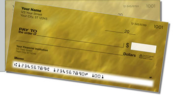 Golden Light Wave Side Tear Checks