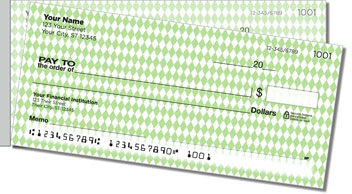 Green Diamond Side Tear Checks