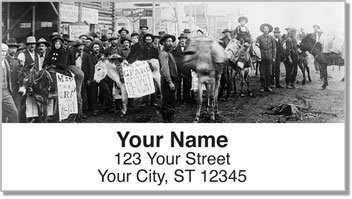 Gold Rush Address Labels