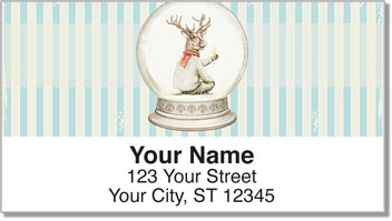 Vintage Winter Address Labels