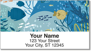 Underwater World Address Labels