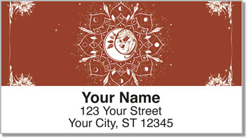 Midnight Garden Address Labels