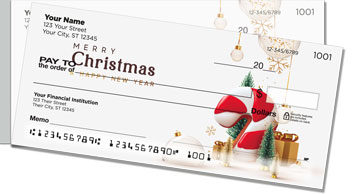 Xmas Ornament Side Tear Checks