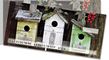 Rustic Birdhouse Side Tear Checks