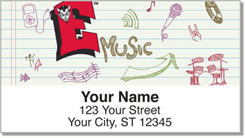 Green Bay East Music Address Labels