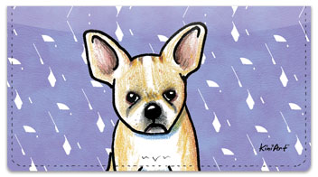 French Bulldog Checkbook Cover