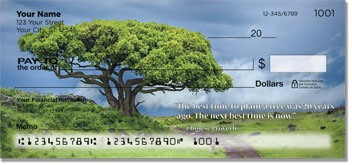 Arbor Day Quote Checks