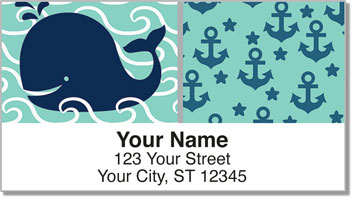Wacky Whale Address Labels