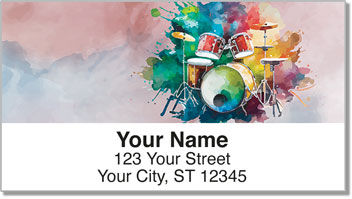 Percussion Address Labels