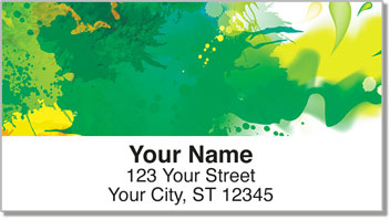 Splash of Color Address Labels