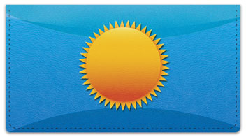 Weather Icon Checkbook Cover