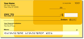 Yellow Rectangle Checks