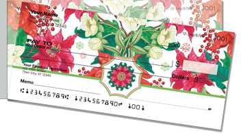 Poinsettia Side Tear Checks