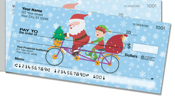 Santa Claus Side Tear Checks