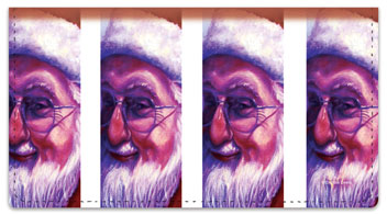 Grissom Christmas Checkbook Cover