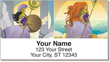 Greek God Address Labels