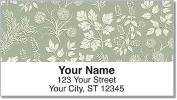 Chive Flower Address Labels