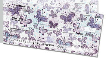 Butterfly Scroll Side Tear Checks