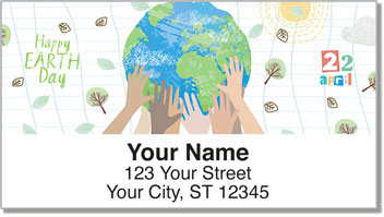 Earth Day Address Labels
