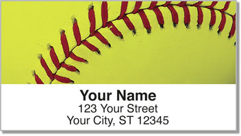 Classic Softball Address Labels