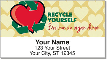 Organ Donation Address Labels