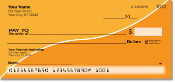 Orange Graceful Line Checks