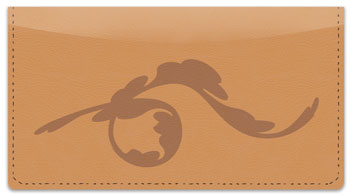 Unfurling Branch Checkbook Cover
