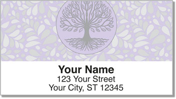 Folk Tree Address Labels
