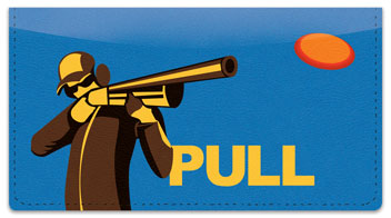 Trap Shooting Checkbook Cover