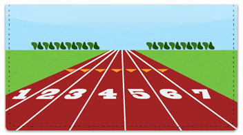 Track Star Checkbook Cover