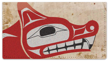 Totem Pole Checkbook Cover