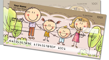 Stick Family Side Tear Checks