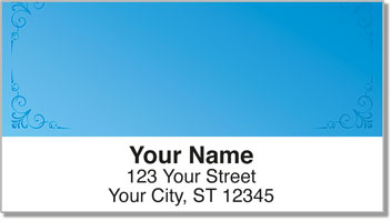 Corner Scroll Address Labels