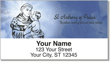 Christian Saint Address Labels