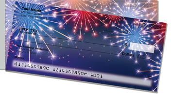 Patriotic Fireworks Side Tear Checks