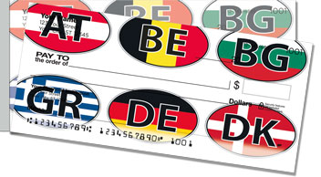 Bumper Sticker Side Tear Checks