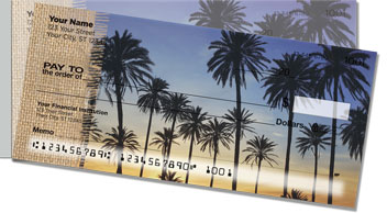 Peaceful Palm Tree Side Tear Checks
