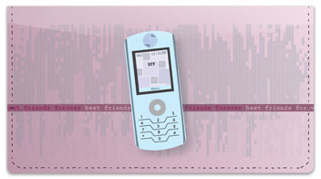 Text Message Checkbook Cover
