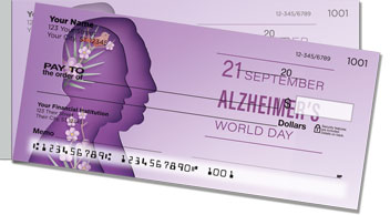 Alzheimer's Awareness Side Tear Checks