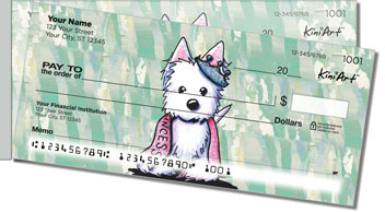 Westie  Princess Side Tear Checks