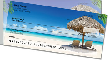 Tropical Beach Side Tear Checks