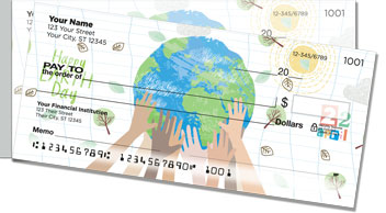 Earth Day Side Tear Checks