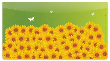 Sunflower Checkbook Cover