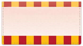 Stripe & Tile Checkbook Cover